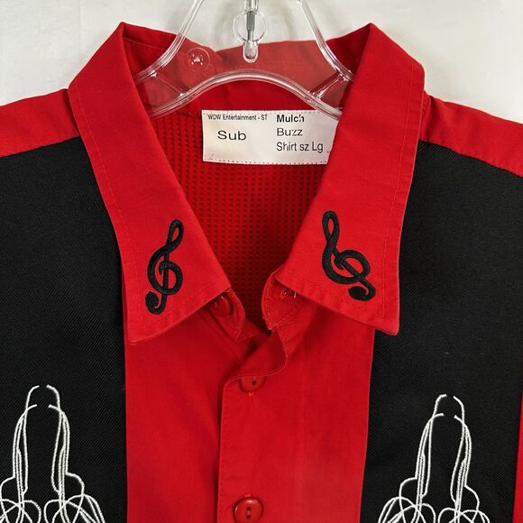 Disney Cast Member Costume Employee Uniform Mulch Sweat & Tears Band Boris Shirt - Picture 3 of 7